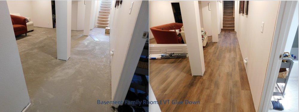 Before and After Family Room