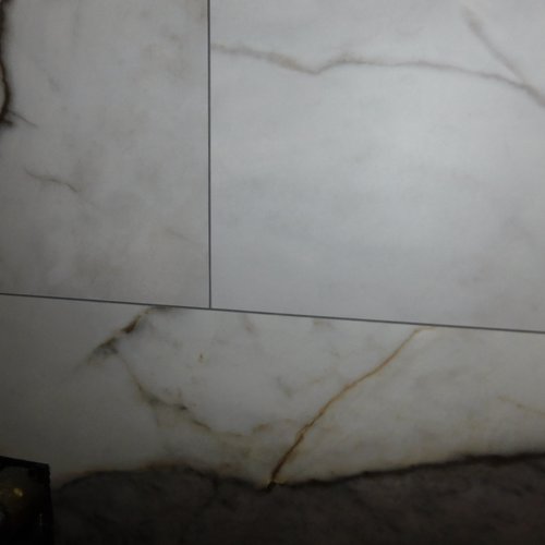 Close up of LVT Wall joint