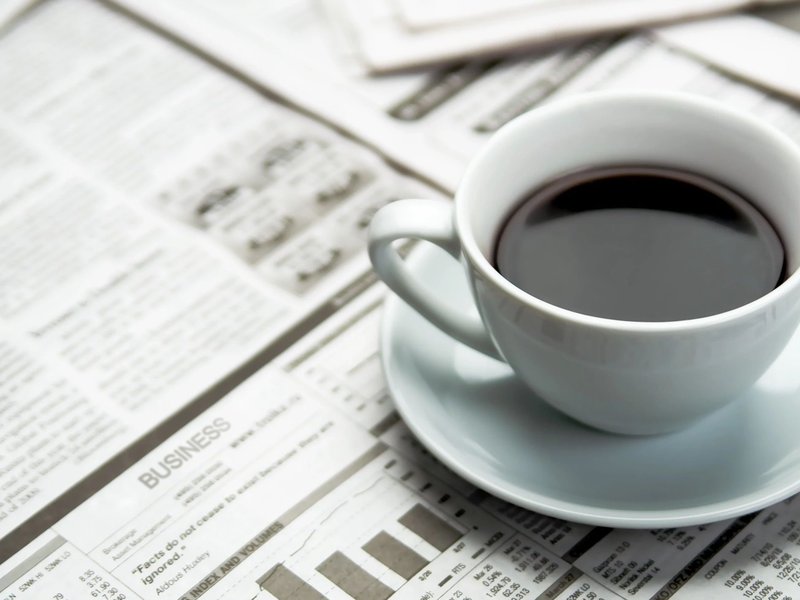 coffee on table from Solutions in West Fargo