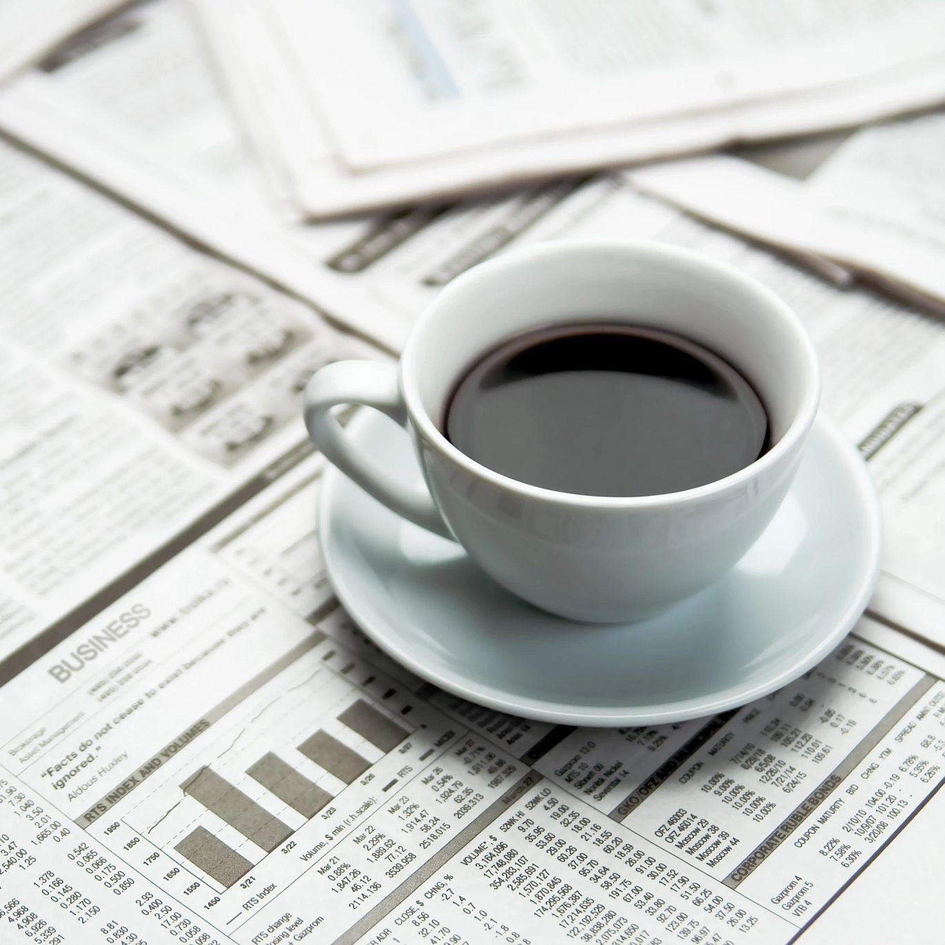 cup of coffee on a table