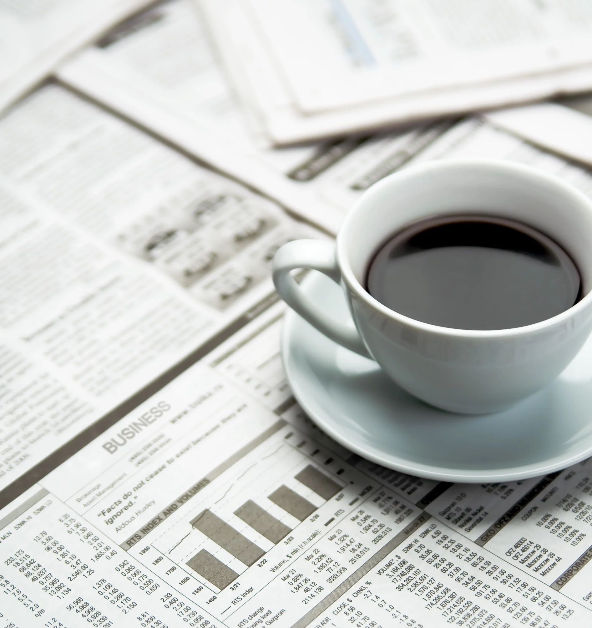 coffee on table from Solutions in West Fargo